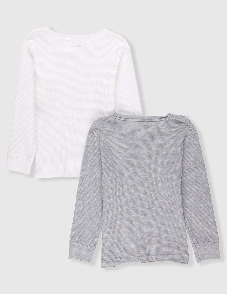 Set playera manga larga para niño 2