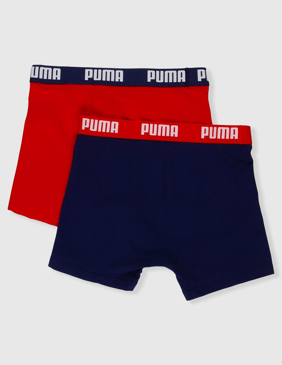 SET BÓXER PUMA BOYS EVER, 8 AÑOS, ROJO