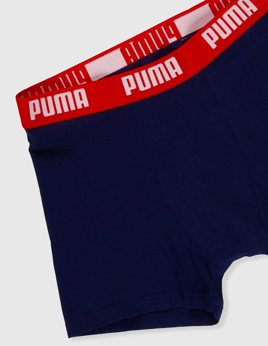 SET BÓXER PUMA BOYS EVER, 8 AÑOS, ROJO