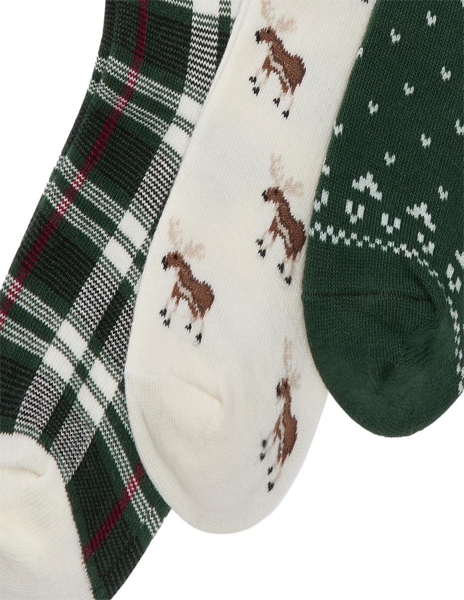 Set de calcetín de algodón para niño 3 pares 2