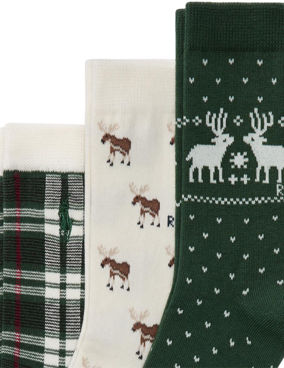 Set de calcetín de algodón para niño 3 pares 3