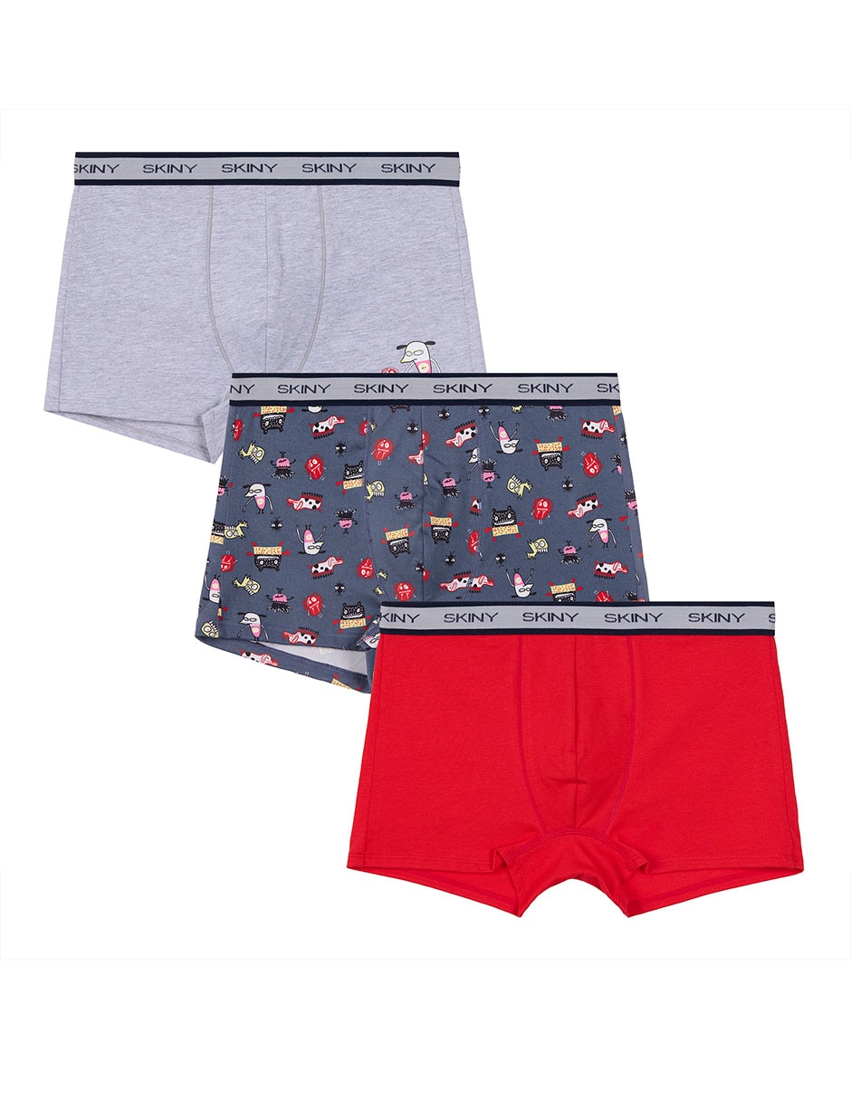 Set bóxer de algodón para niño