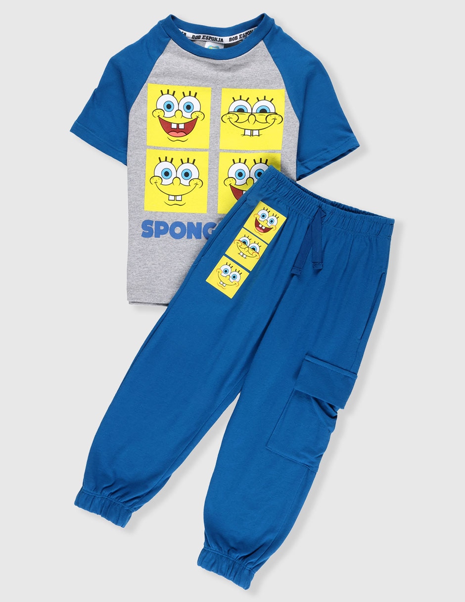 Conjunto pijama Bob Esponja para niño Conjunto pijama Bob Esponja para niño