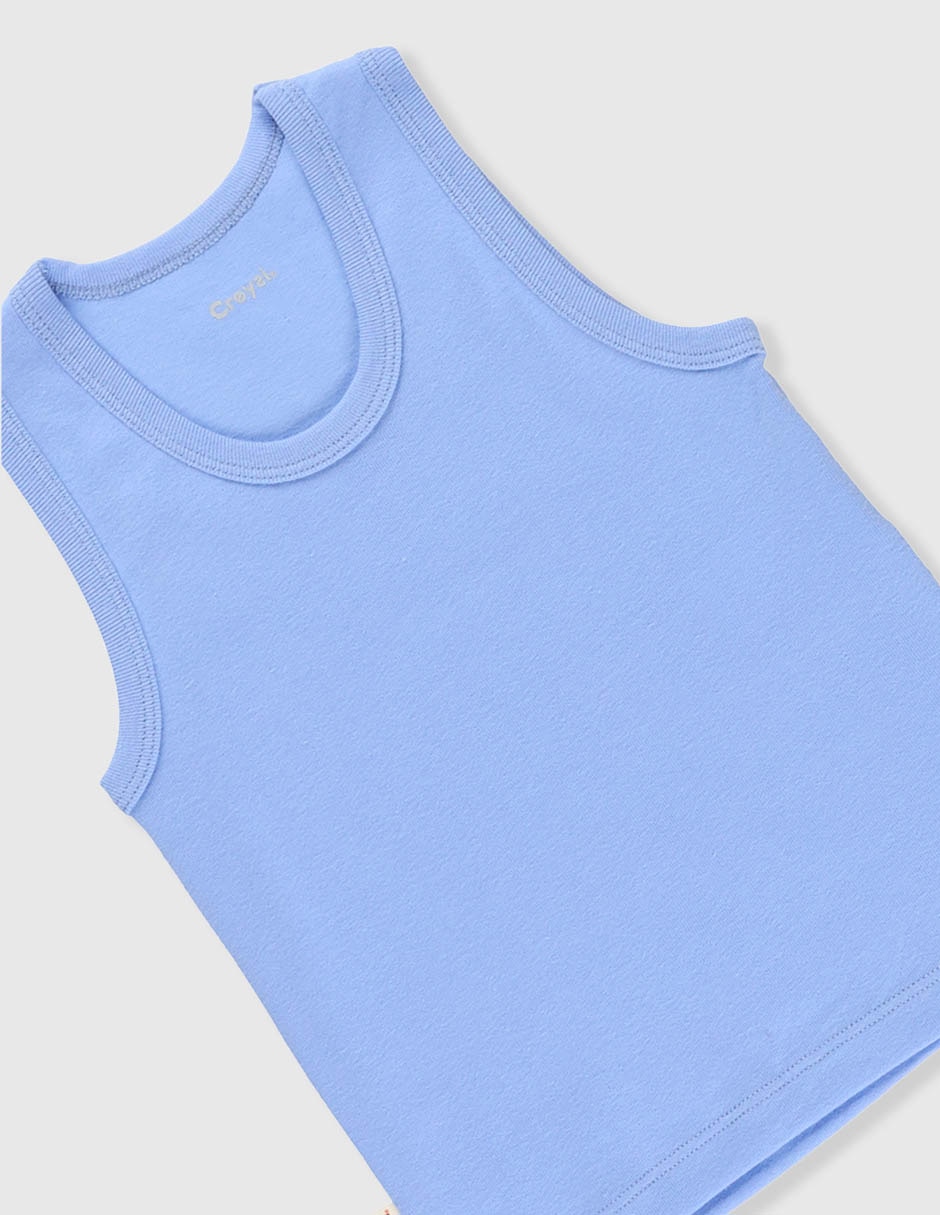 Set camiseta cuello redondo para niño 3