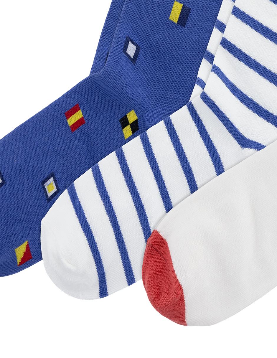 Set calcetín de algodón para niño 3 pares 2