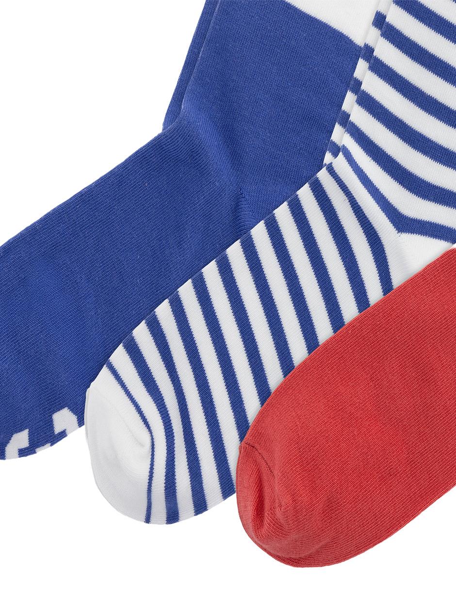 Set calcetín de algodón para niño 3 pares 2