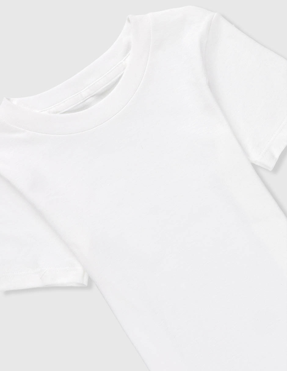 Set camiseta cuello redondo para niño 3
