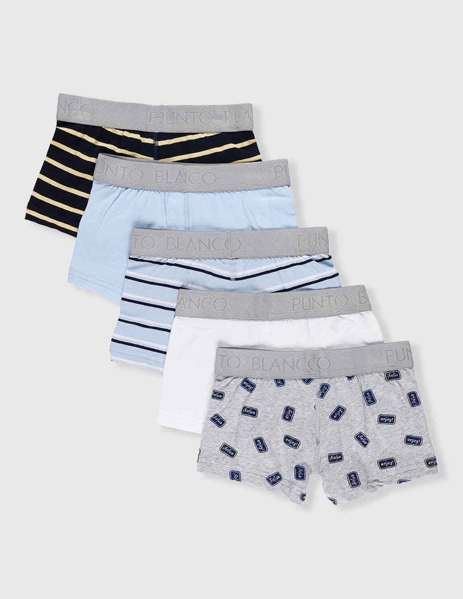 Set bóxer de algodón para niño 2
