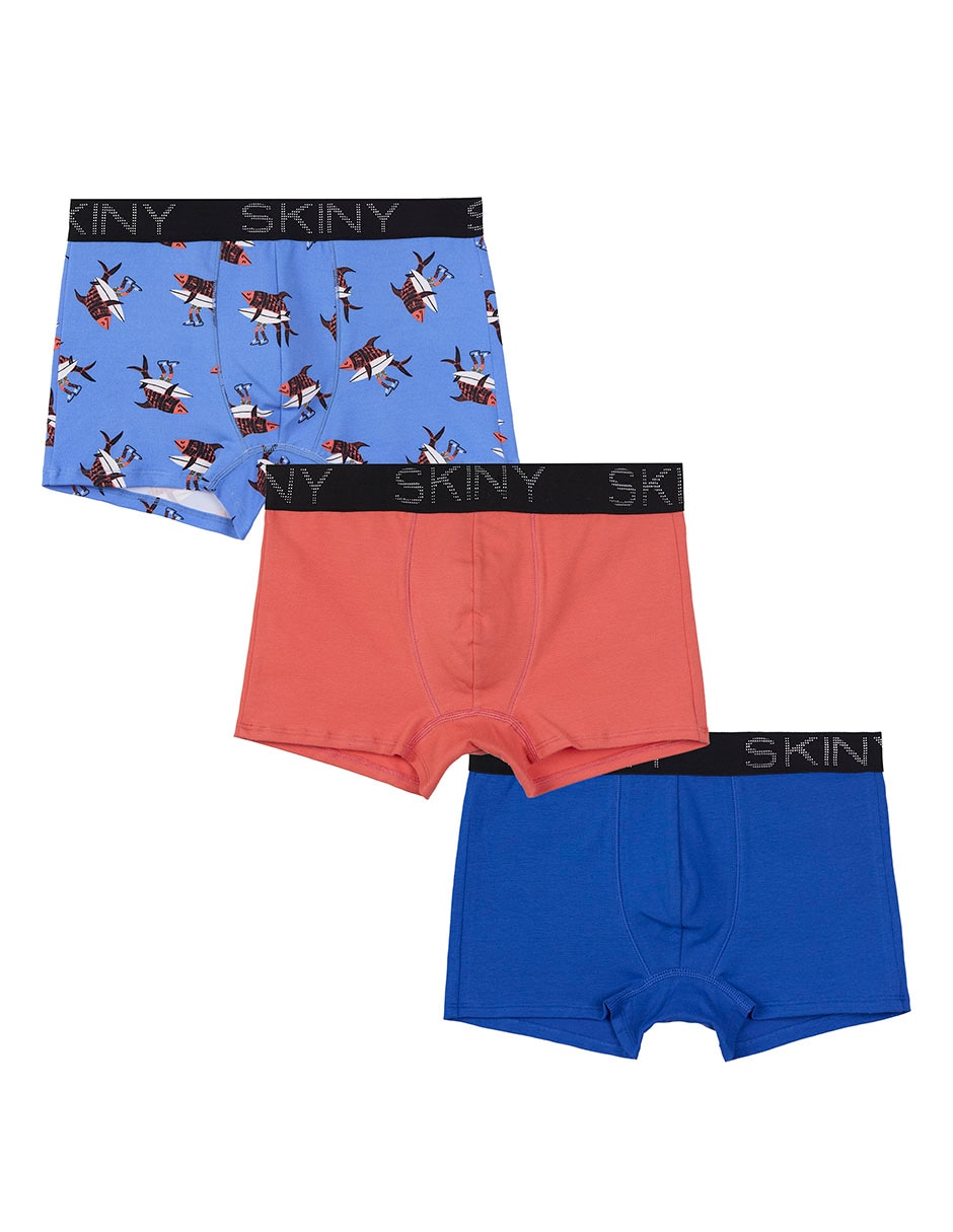 Set bóxer de algodón para niño